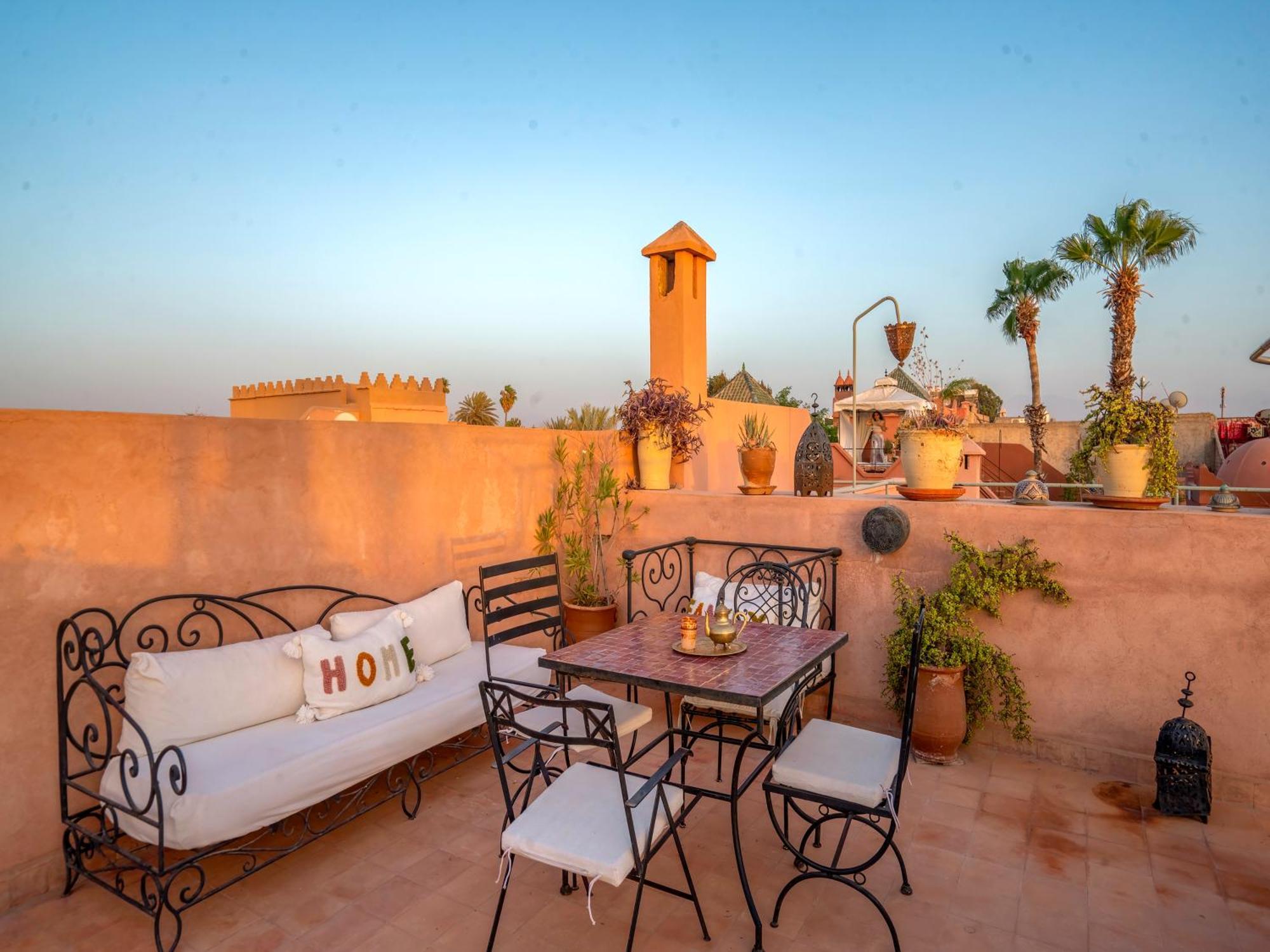 Riad Dar Ennakhla Marrakesh Buitenkant foto