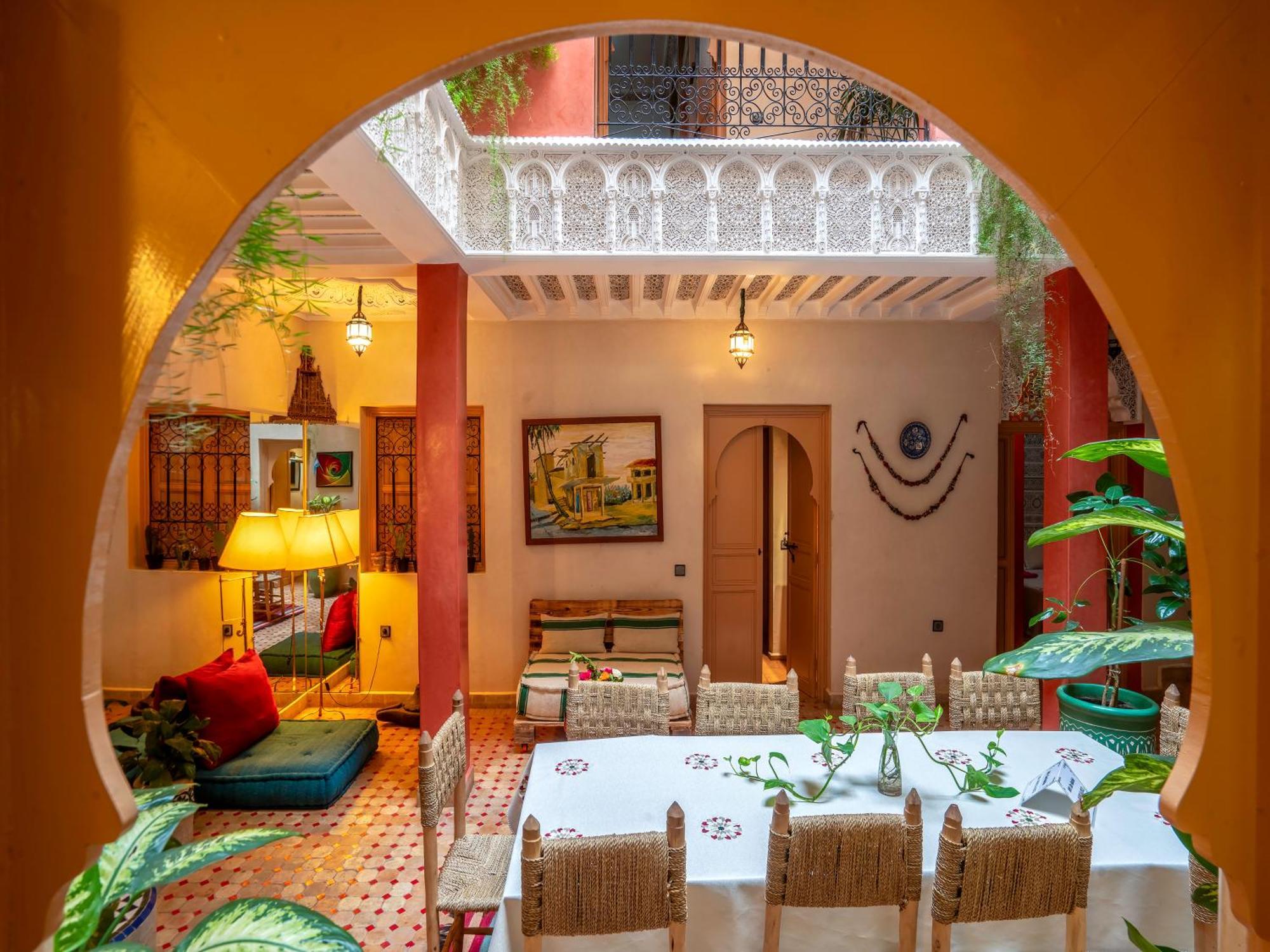 Riad Dar Ennakhla Marrakesh Buitenkant foto